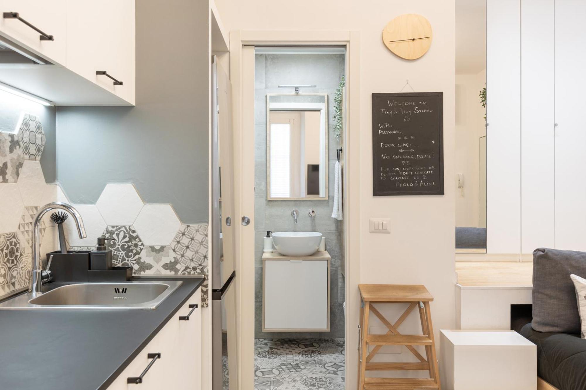 Tiny & Tidy Studio In The Key Area Of מילאנו מראה חיצוני תמונה